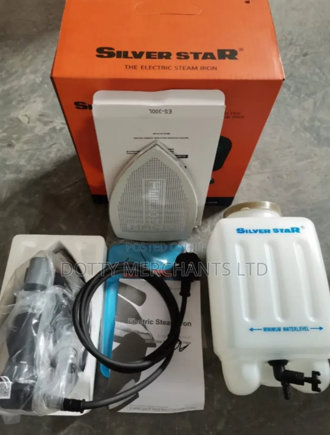 Industrial Steam Iron Box Silver Star