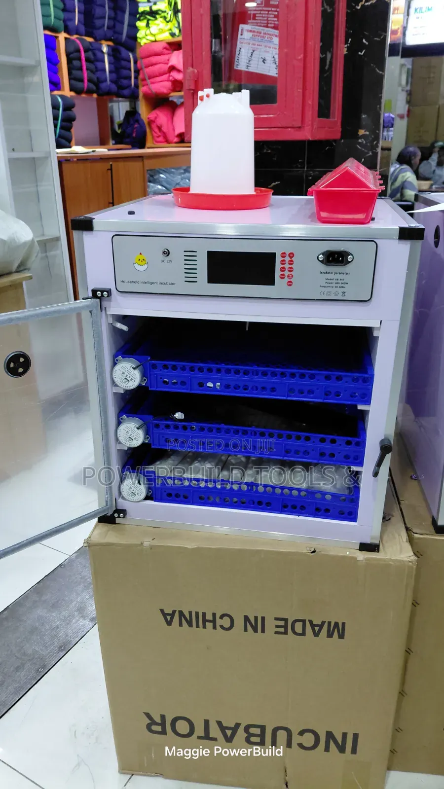 204 Eggs Fully Automatic Incubator Ac/Dc