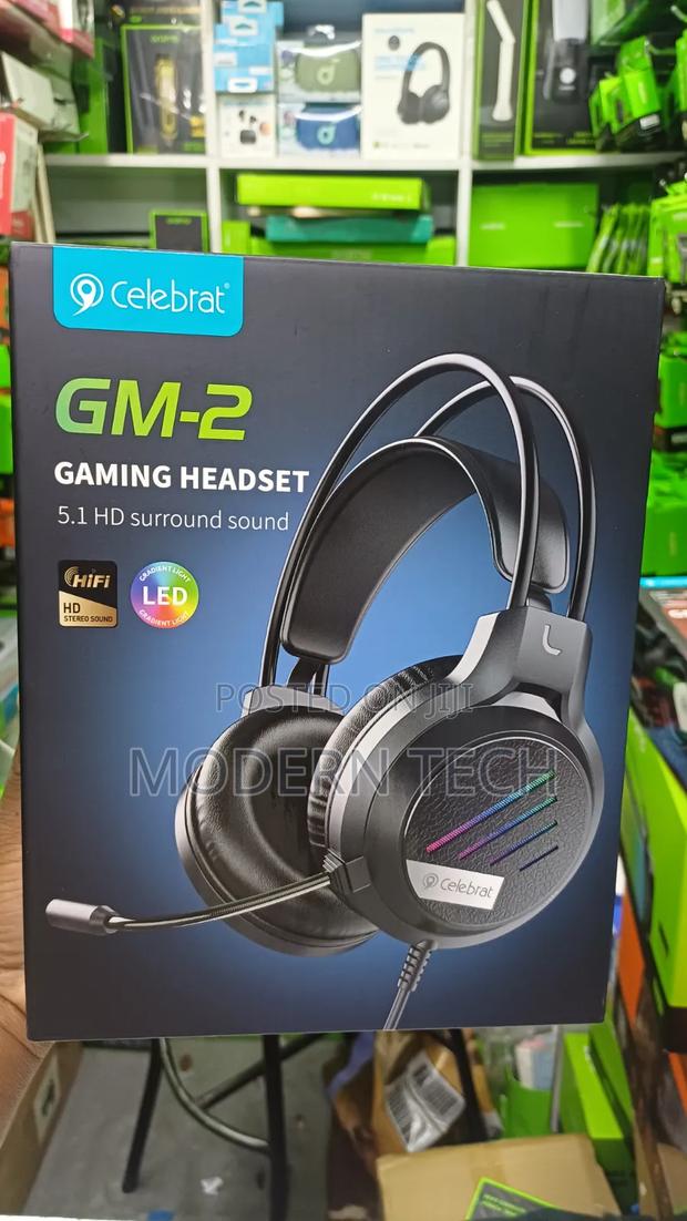 Celebrat Gm-2 Usb + 3.5mm Wired Gaming Headset With Mic