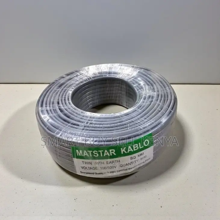 Flexible Pvc 1.5mm 90m Twin With Earth Electrical Cable