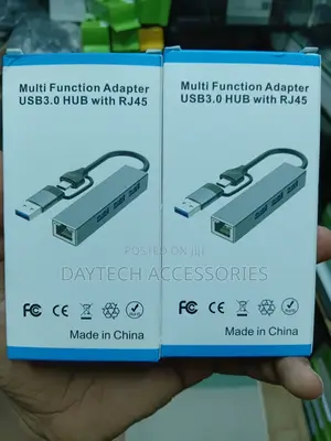 4-in-1 Usb Hub and Ethernet Adapter