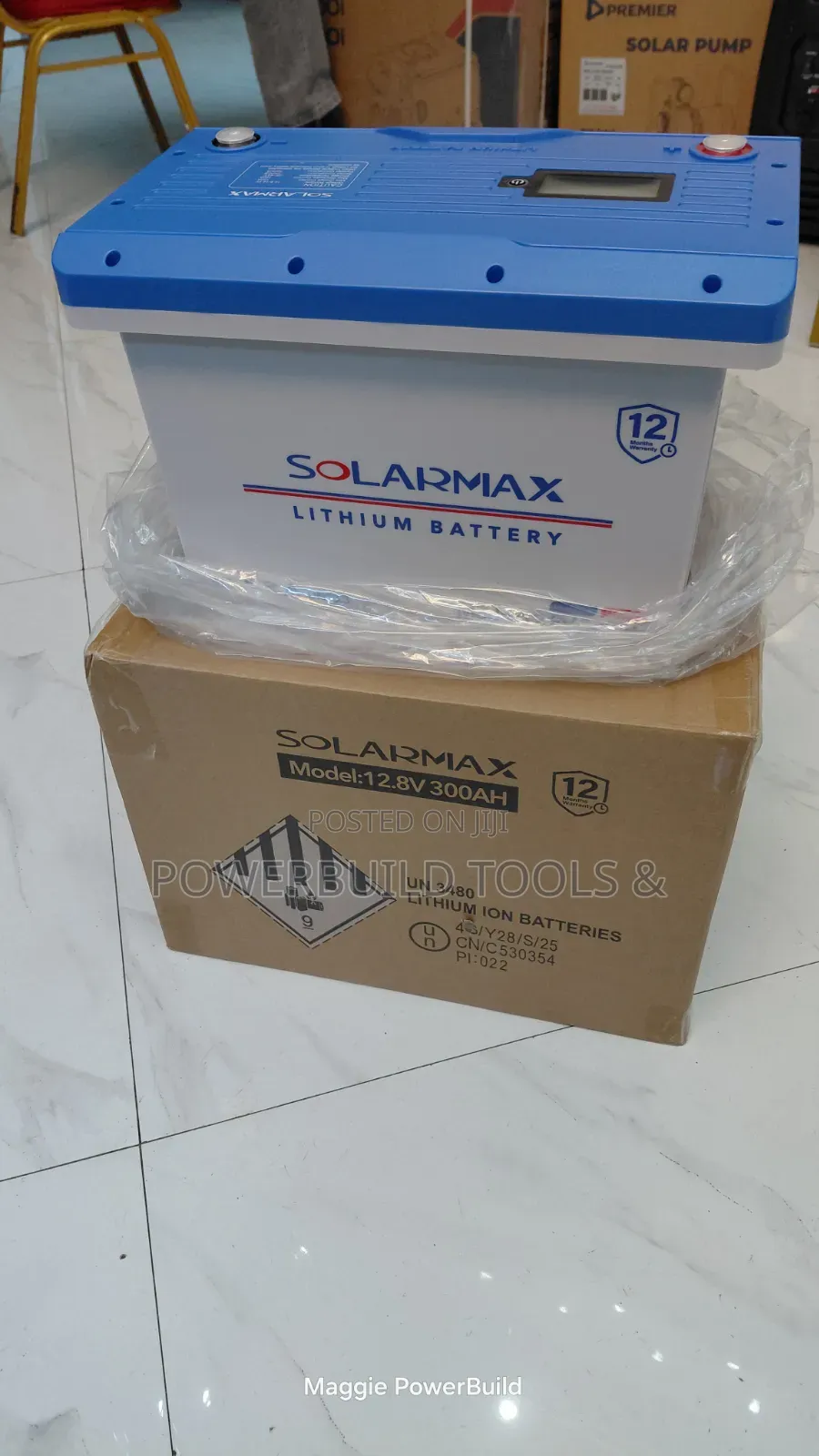 Solarmax 12.8v 300ah Lithium Ion Battery