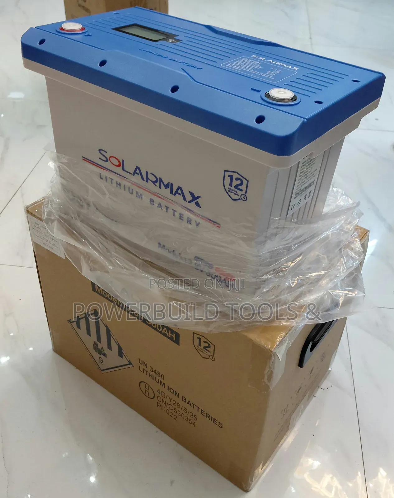 Solarmax 12.8v 300ah Lithium Ion Battery