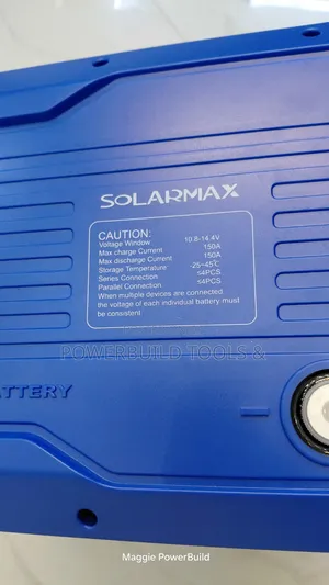 Solarmax 12.8v 300ah Lithium Ion Battery