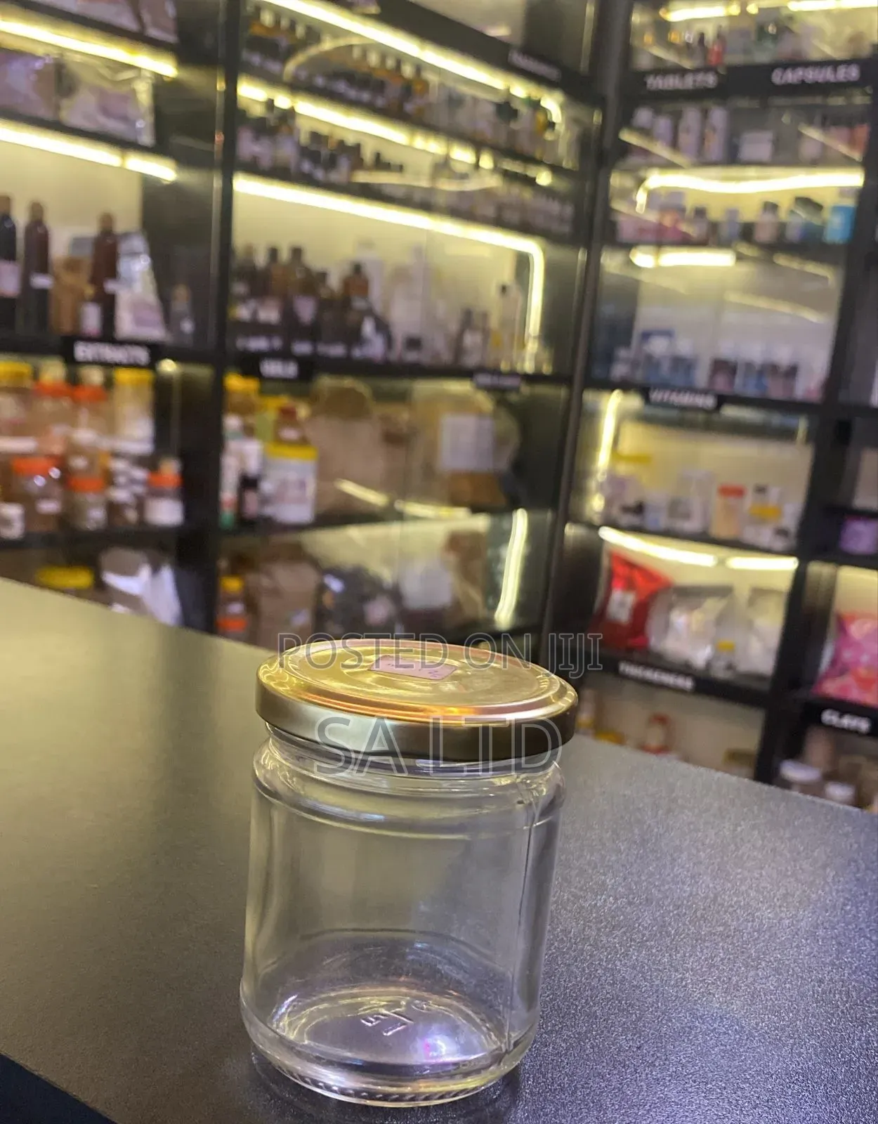 Glass Jars Available
