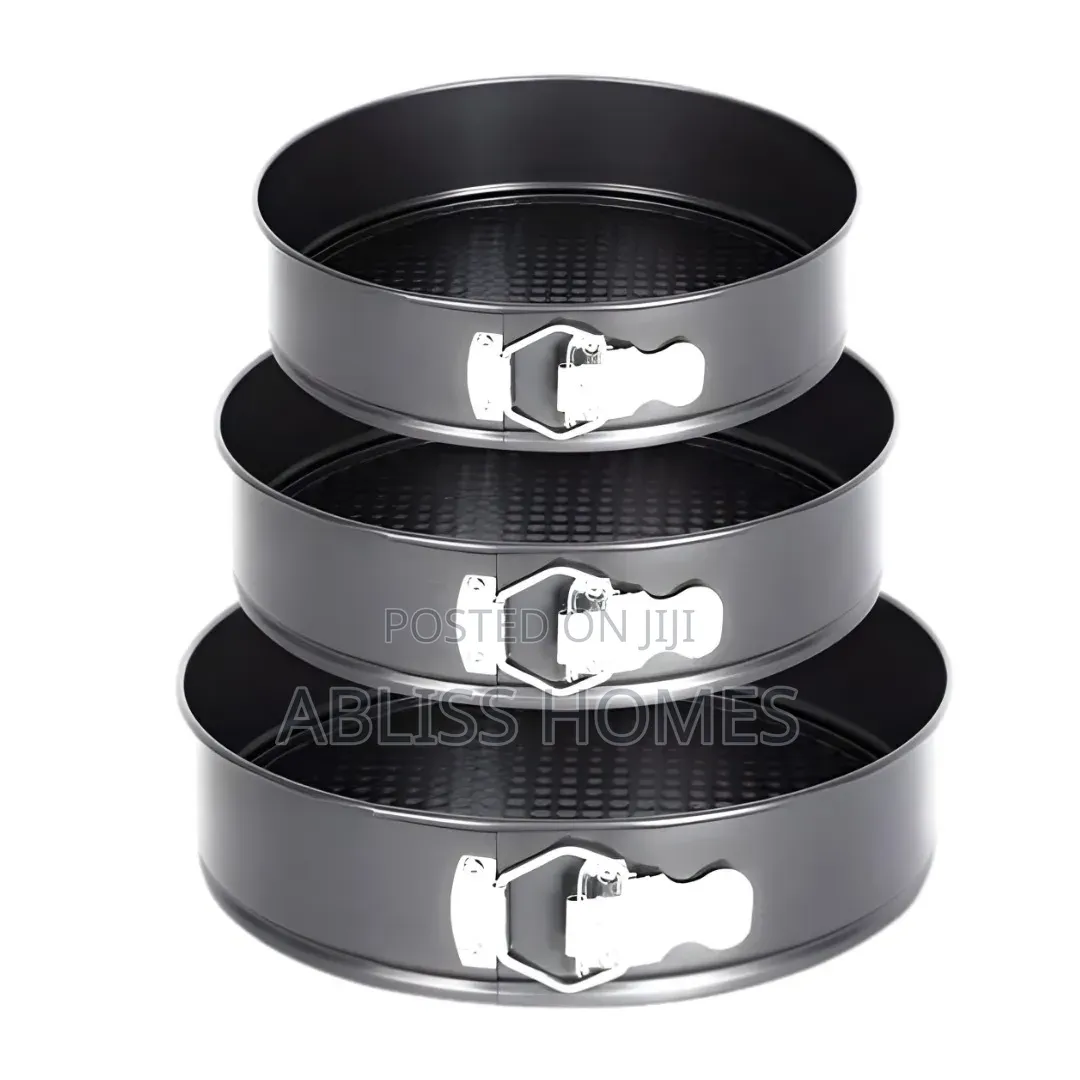 3pcs Set Baking Tins Round