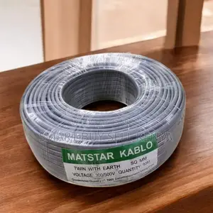 Durable 1.5mm 90m Twin With Earth Flat Electrical Cable