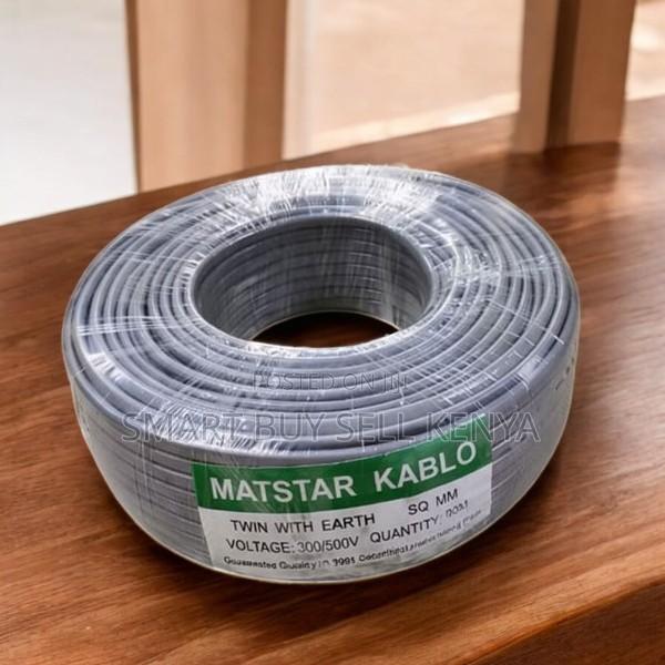 Durable 1.5mm 90m Twin With Earth Flat Electrical Cable