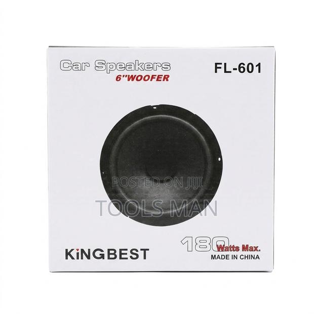 Kingbest Fl-601 6" Car Speaker 180w Max Heavy Duty Audio Woofer