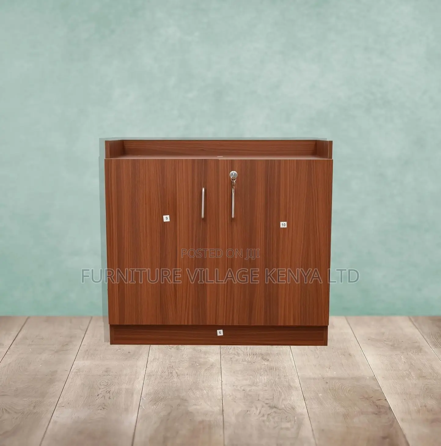 Modern Office 2-Door Credenza Cabinet