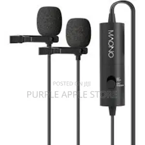 Au-200 Maono Dual Lavalier Interview Microphone