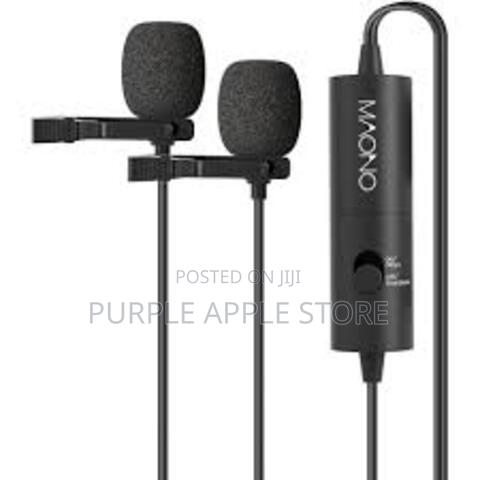 Au-200 Maono Dual Lavalier Interview Microphone - thumbnail 2