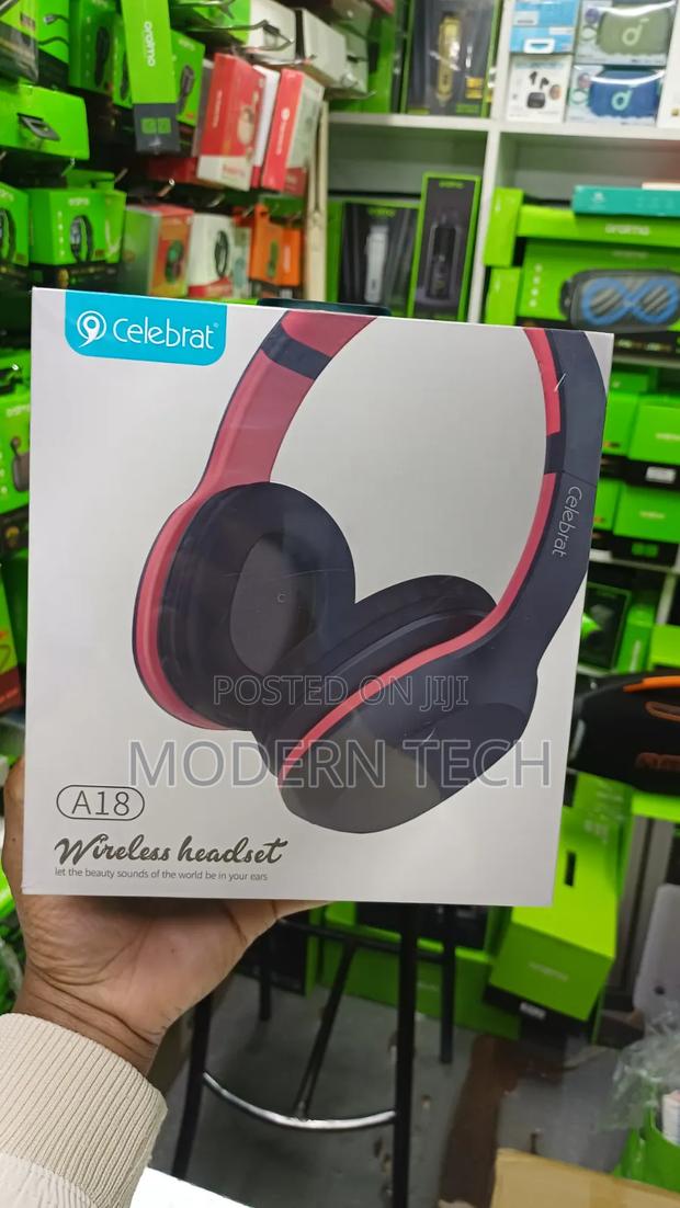 Celebrat A18 Bluetooth Headphones – Deep Bass Over-Ear Heaqdset