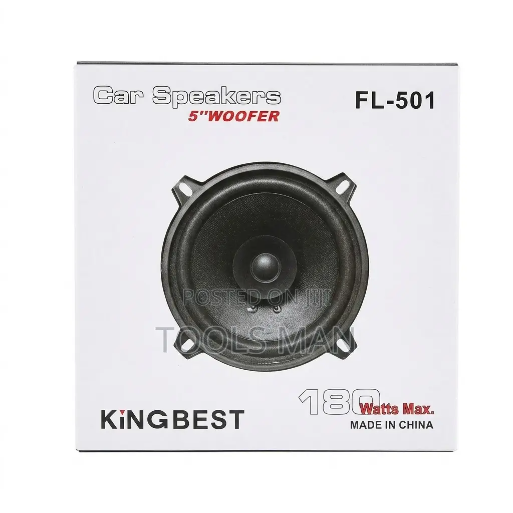 Kingbest Fl-501 5" Car Speaker 180w Max Audio Woofer Replacement