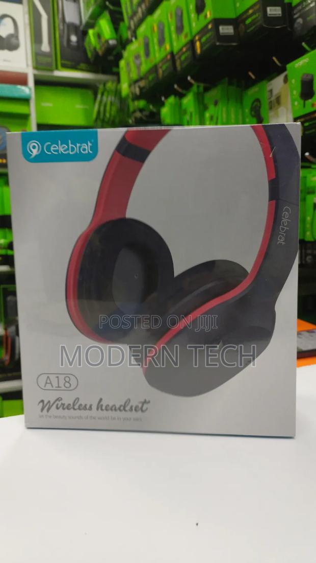 Celebrat A18 Over-Ear Wireless Headphones – Powerful Bass Sound