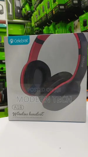 Celebrat A18 Over-Ear Wireless Headphones – Powerful Bass Sound