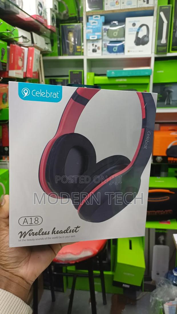 Celebrat A18 Bluetooth Headphones – Hi-Fi Stereo Sound