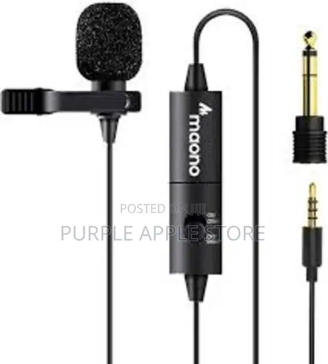 Au-100 Maono Single Lavalier Microphone Battery Powered