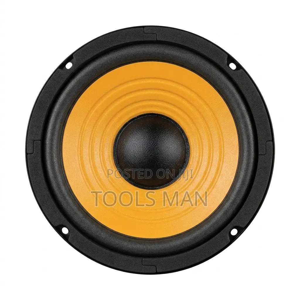 Yellow Cone 6" Car Audio Speaker Mid-Bass Performance Woofer