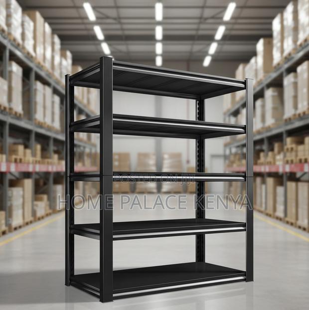 Pantry Rack: Electrostatic Powder Coated Steel Rack - main view