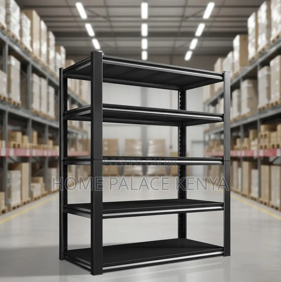 Pantry Rack: Electrostatic Powder Coated Steel Rack