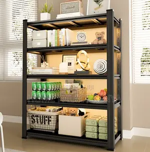 Pantry Rack: Electrostatic Powder Coated Steel Rack
