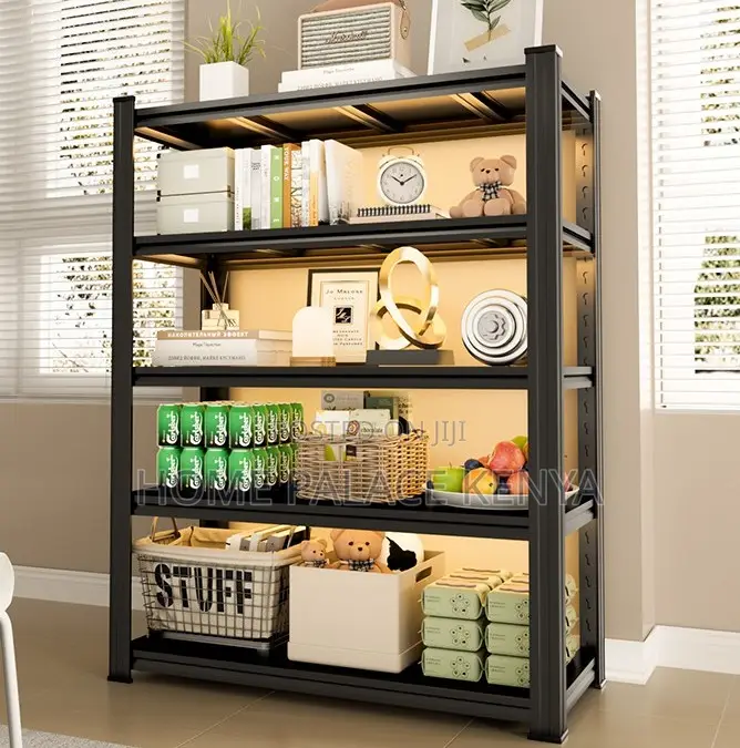 Pantry Rack: Electrostatic Powder Coated Steel Rack