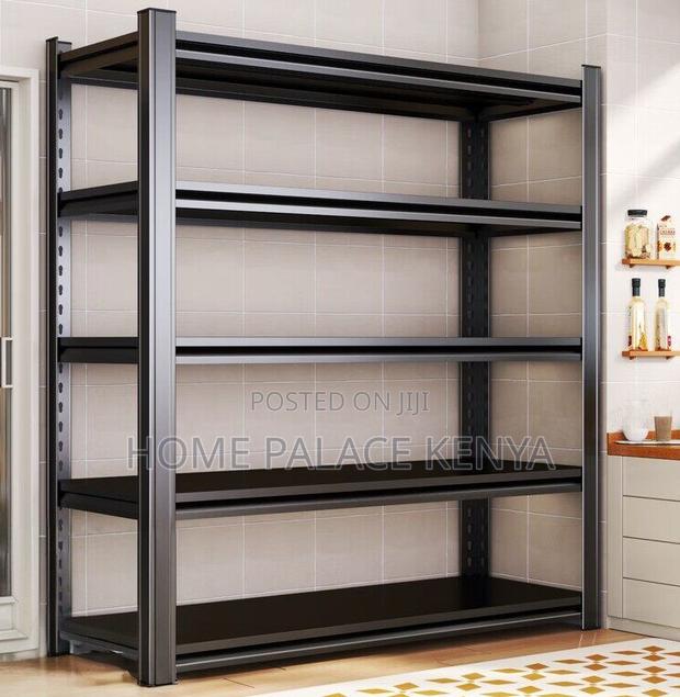 Pantry Rack: Electrostatic Powder Coated Steel Rack - thumbnail 5