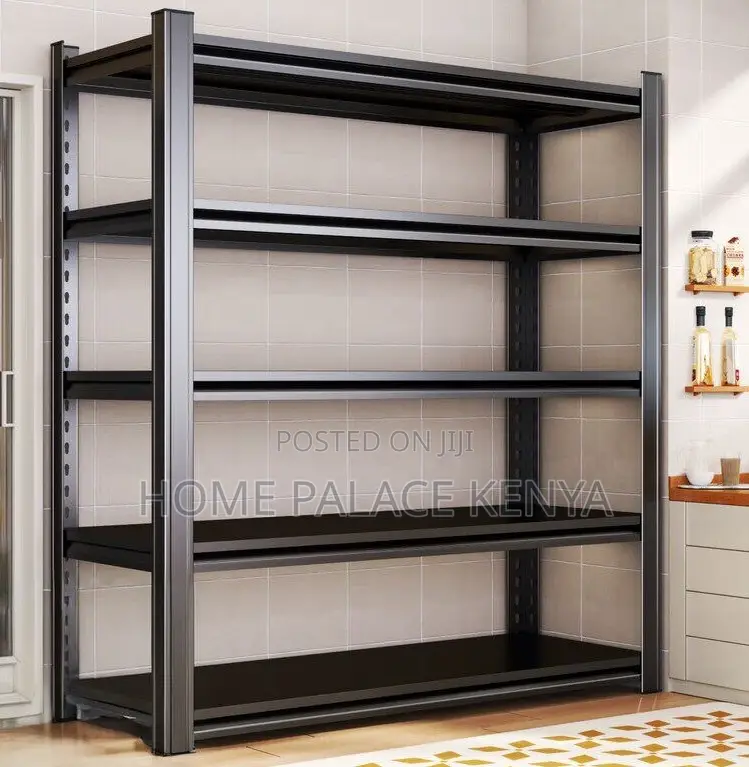 Pantry Rack: Electrostatic Powder Coated Steel Rack