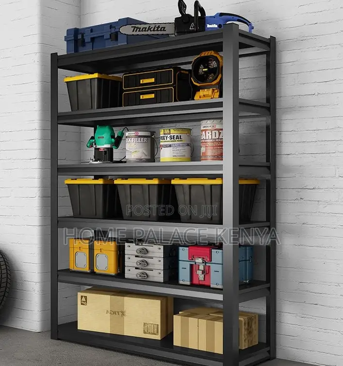 Pantry Rack: Electrostatic Powder Coated Steel Rack