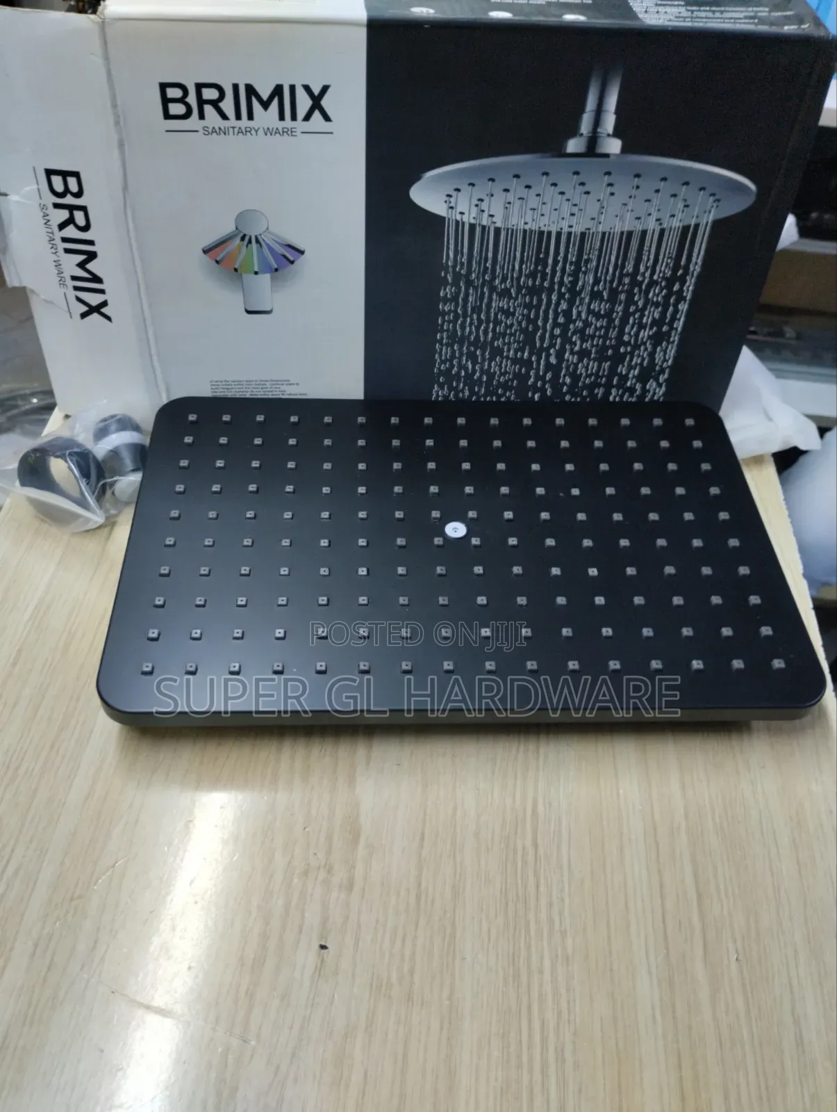 A Black Shower Head