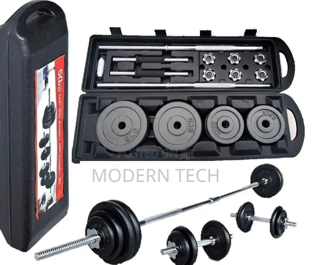 50kg/York Barbell and Dumbell Sets