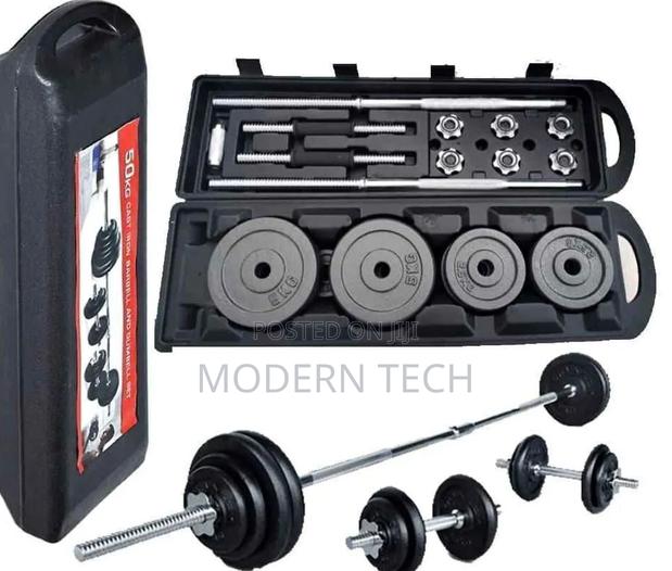 50kg/York Barbell and Dumbell Sets