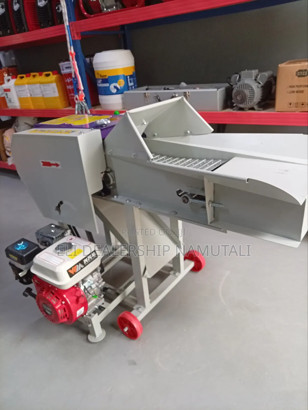 High-Speed Chaff Cutter 7.5hp Petrol Engine/ 600kg/Hr Capacity
