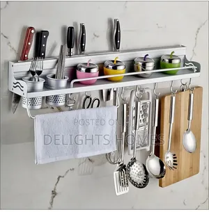 *Space Saving Aluminium Kitchen Storage Rack_tt
