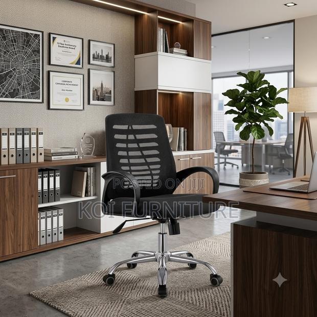 Office Chairs; Mid Back Ergonomic Strong Mesh Office Chairs