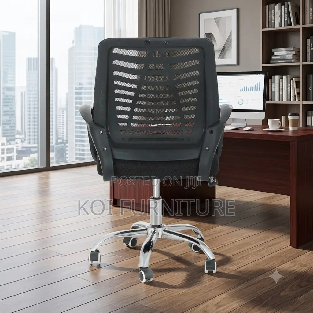 Office Chairs; Mid Back Ergonomic Strong Mesh Office Chairs