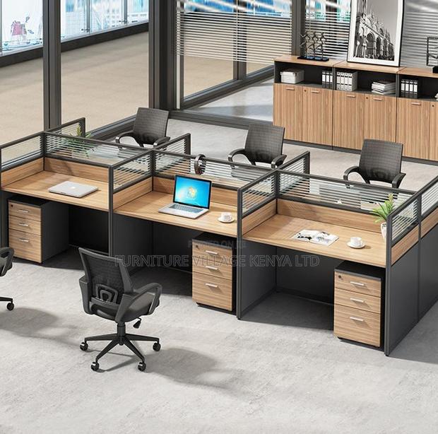Executive 6-Way Office Workstation - thumbnail 8