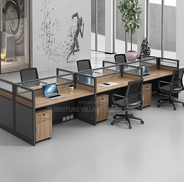 Executive 6-Way Office Workstation - thumbnail 9