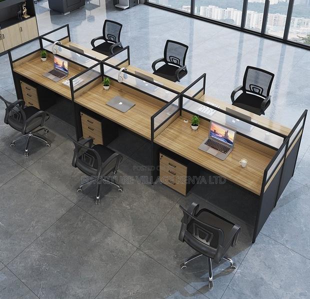 Executive 6-Way Office Workstation - thumbnail 10