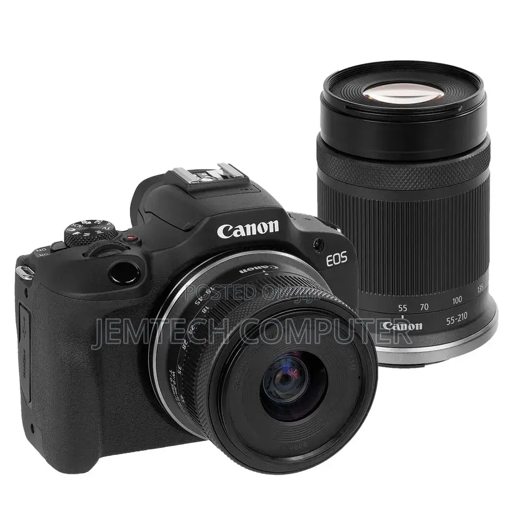 Canon Eos R100 Rf-S 18-45mm + 55-210mm (Dual) Kit