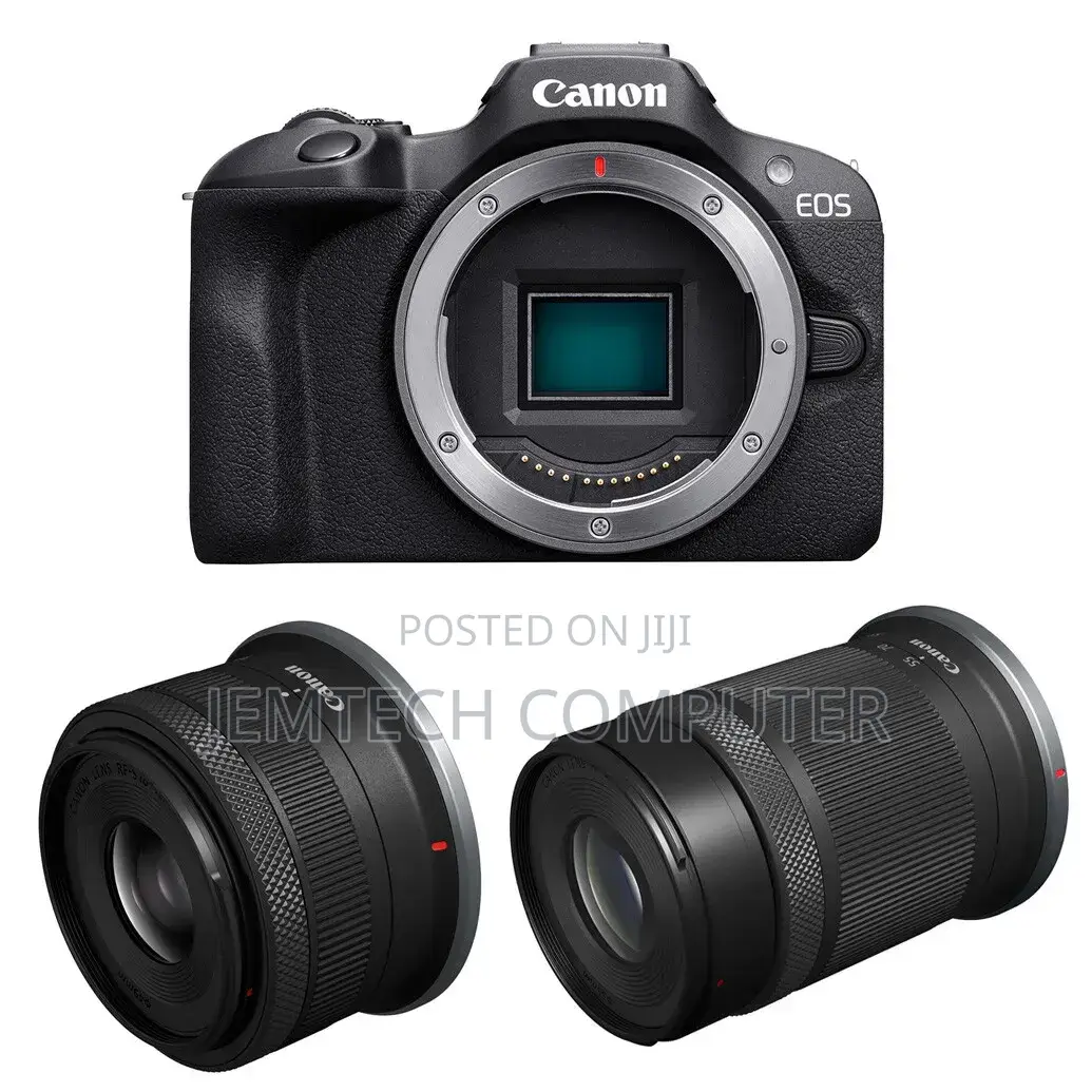 Canon Eos R100 Rf-S 18-45mm + 55-210mm (Dual) Kit
