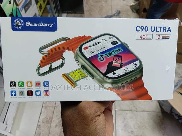 This Is a Smartberry C90 Ultra 4g Android Smartwatch.