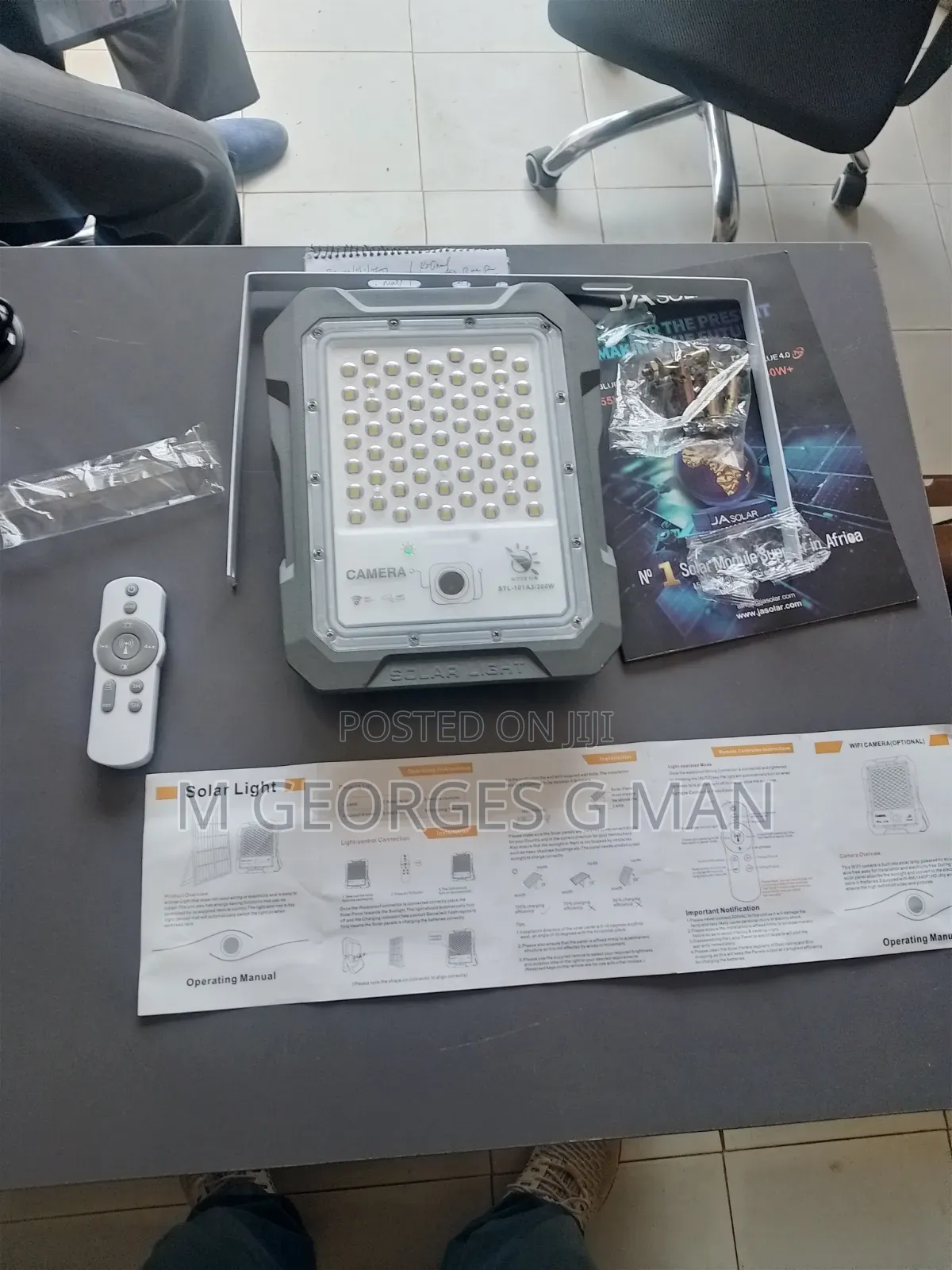 Solar Light With Camera