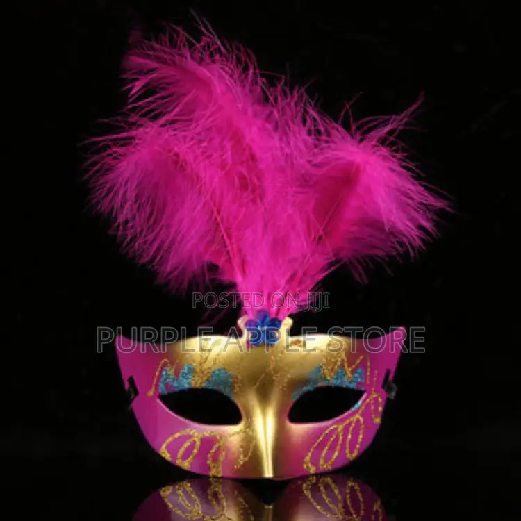 Masquerade Mask Pink /Gold