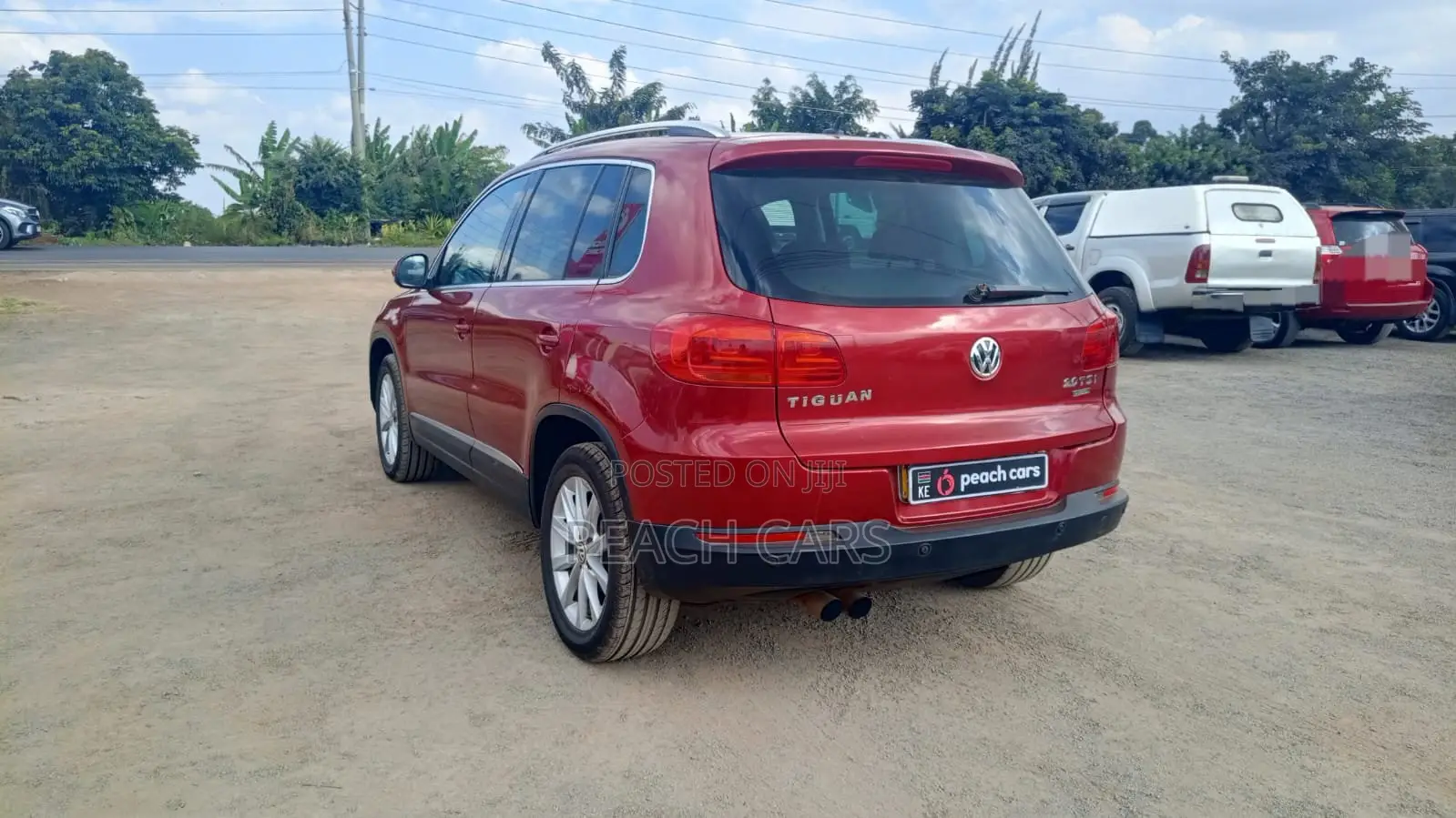 Volkswagen Tiguan 2011 Red