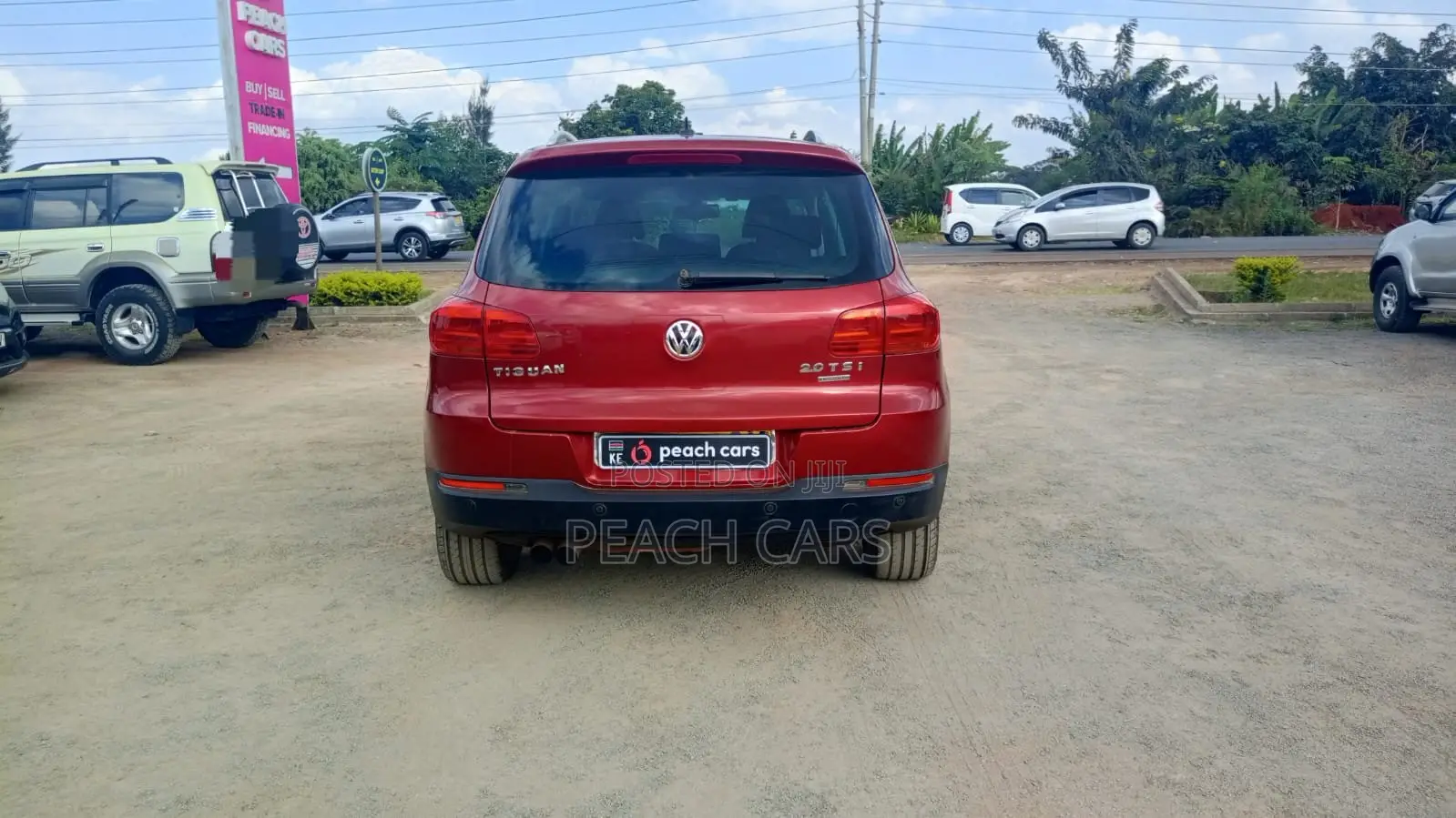 Volkswagen Tiguan 2011 Red