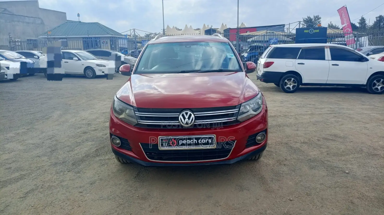 Volkswagen Tiguan 2011 Red