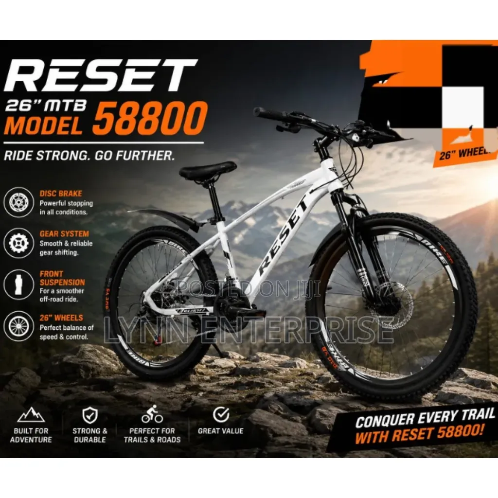 Reset Size 26 MTB Model 58800 Bicycle