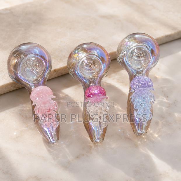 Octopus Handcrafted Glass Pipe - 6 Inch